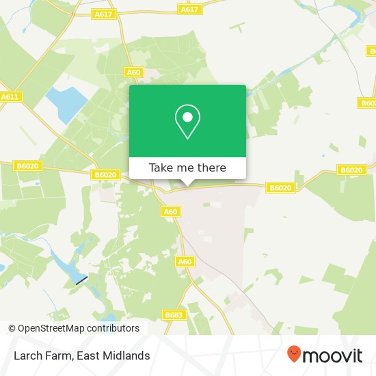 Larch Farm map