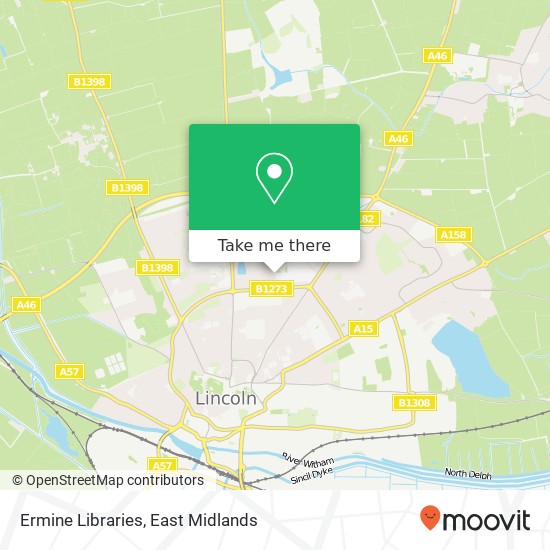 Ermine Libraries map