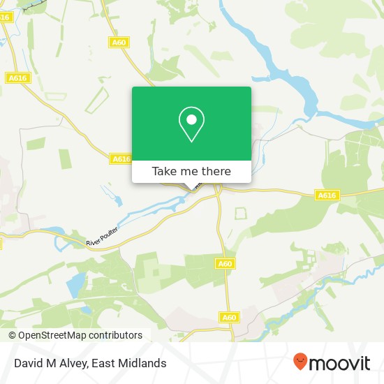 David M Alvey map