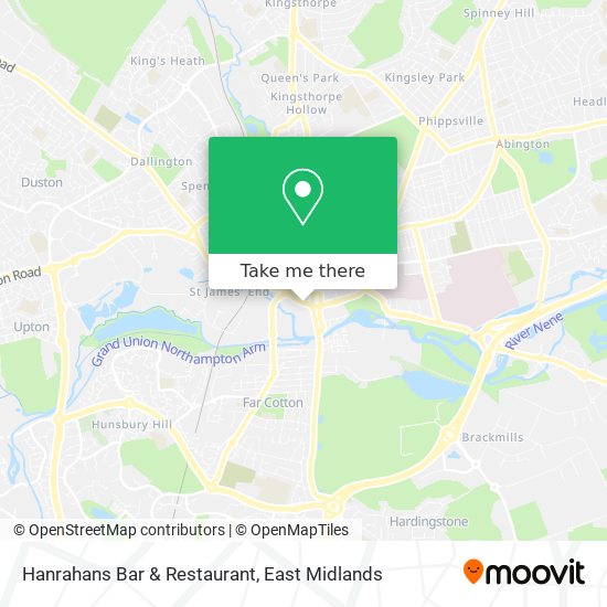 Hanrahans Bar & Restaurant map