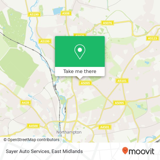 Sayer Auto Services map