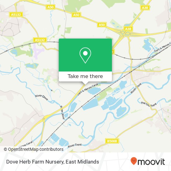Dove Herb Farm Nursery map