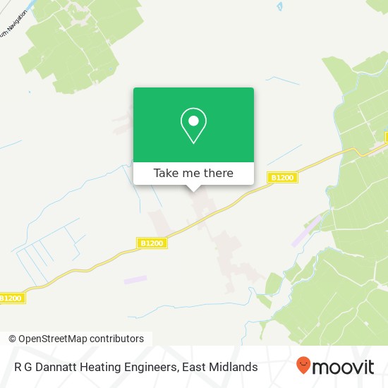 R G Dannatt Heating Engineers map