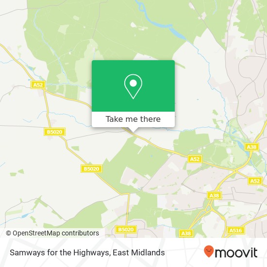 Samways for the Highways map