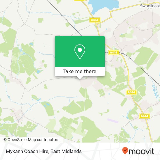 Mykann Coach Hire map