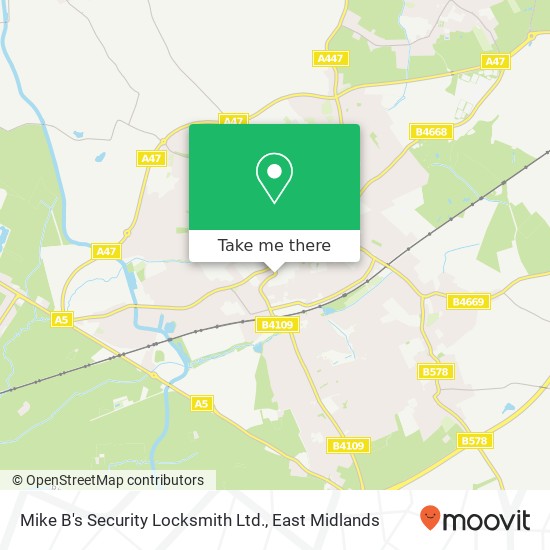 Mike B's Security Locksmith Ltd. map