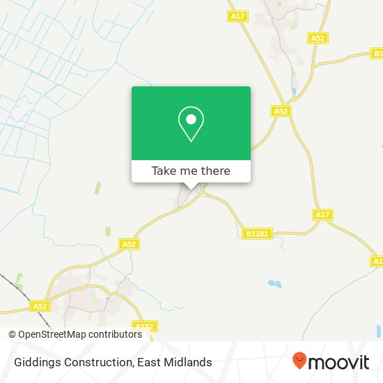Giddings Construction map