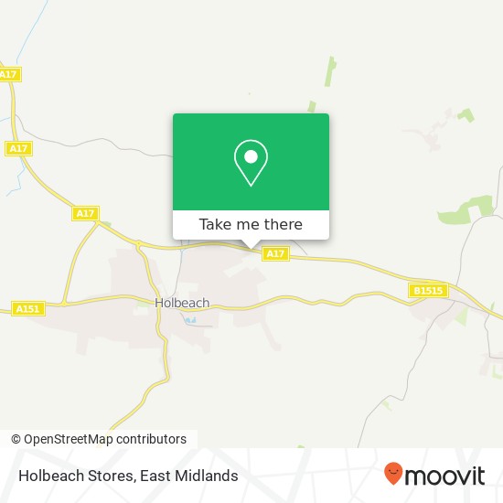 Holbeach Stores map
