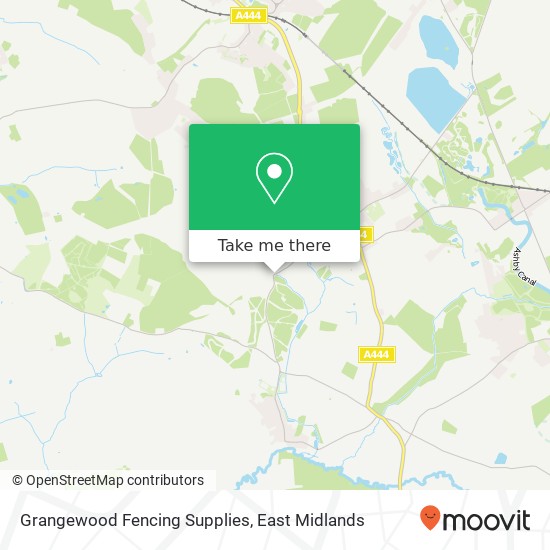 Grangewood Fencing Supplies map