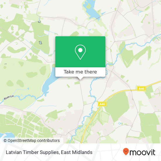 Latvian Timber Supplies map