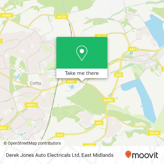Derek Jones Auto Electricals Ltd map