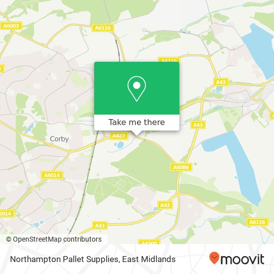 Northampton Pallet Supplies map