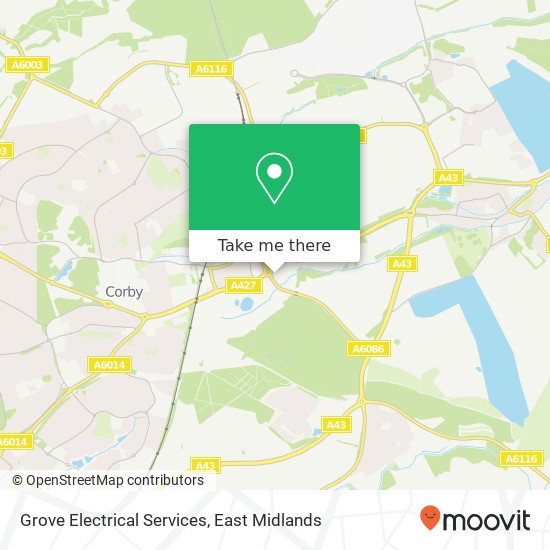 Grove Electrical Services map