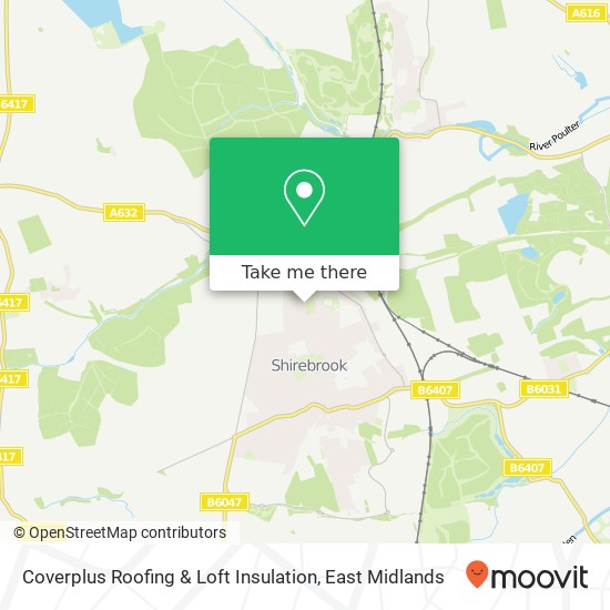 Coverplus Roofing & Loft Insulation map