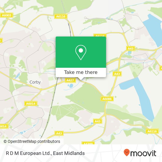R D M European Ltd. map