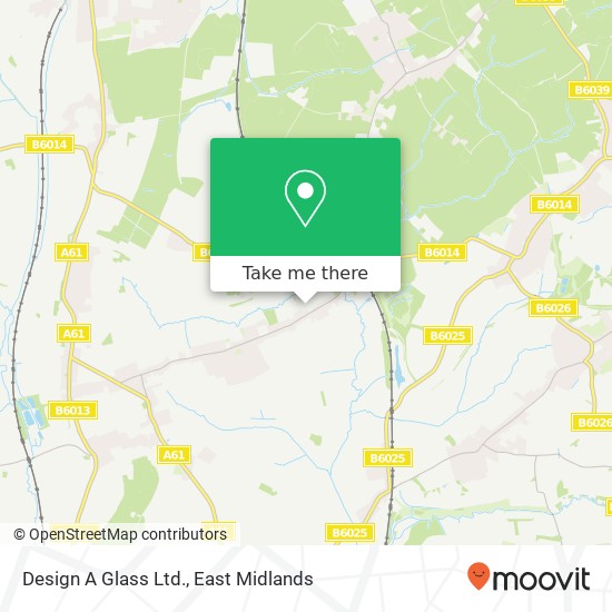 Design A Glass Ltd. map