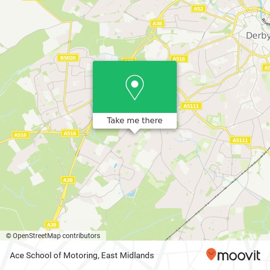 Ace School of Motoring map