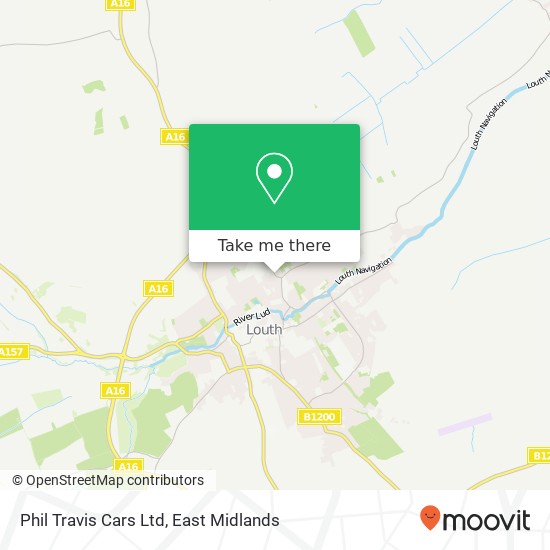 Phil Travis Cars Ltd map