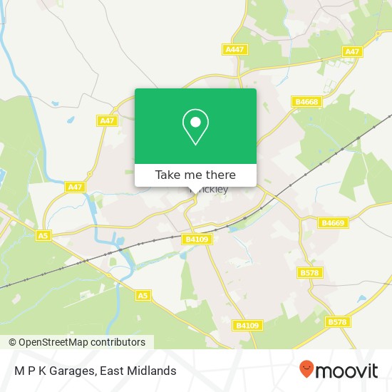 M P K Garages map