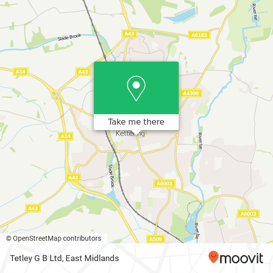 Tetley G B Ltd map