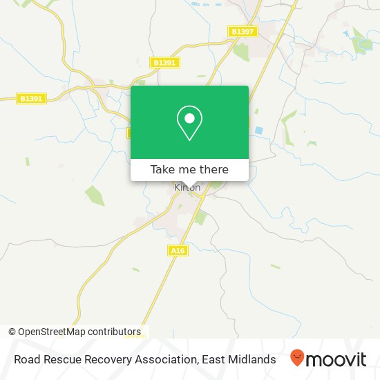 Road Rescue Recovery Association map