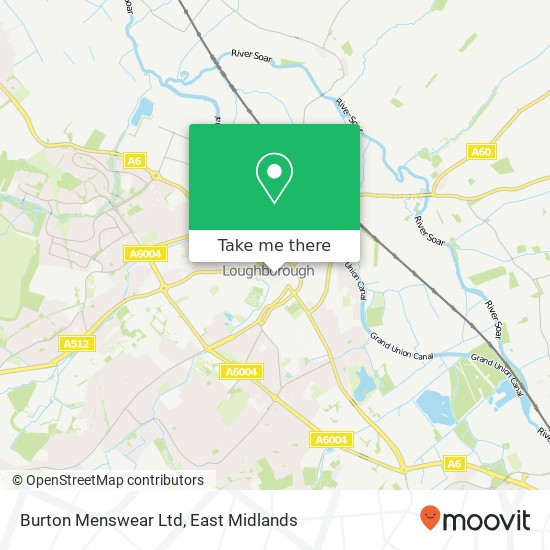 Burton Menswear Ltd map