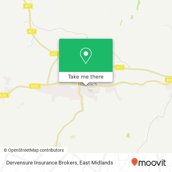 Dervensure Insurance Brokers map