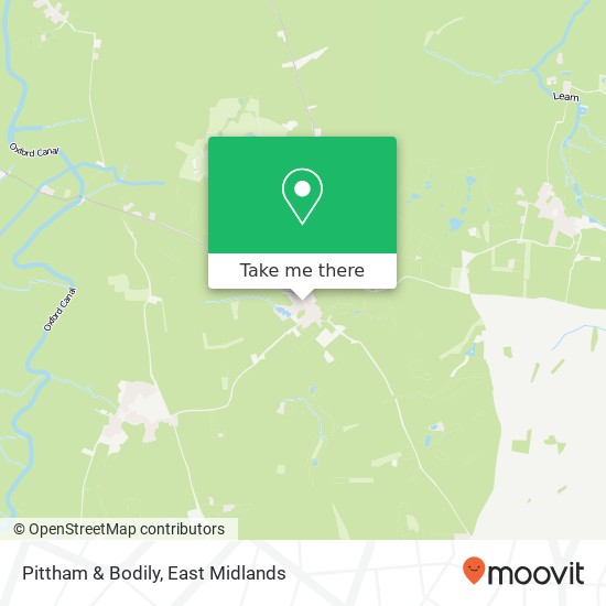 Pittham & Bodily map