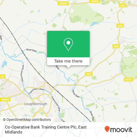 Co-Operative Bank Training Centre Plc map