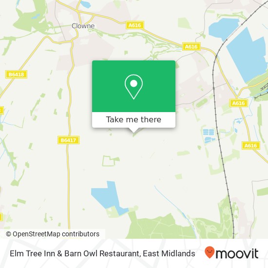Elm Tree Inn & Barn Owl Restaurant map
