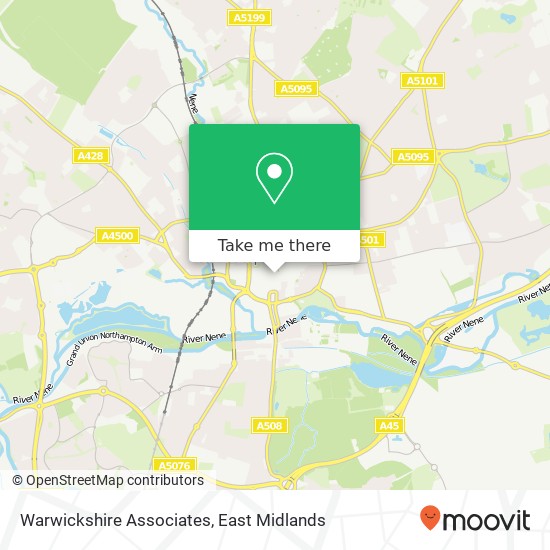 Warwickshire Associates map