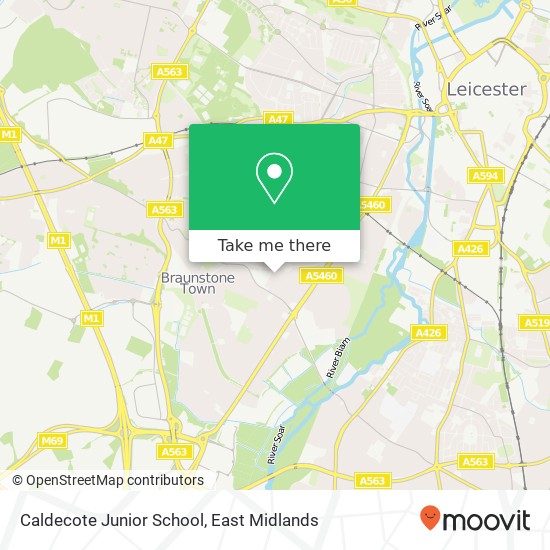 Caldecote Junior School map