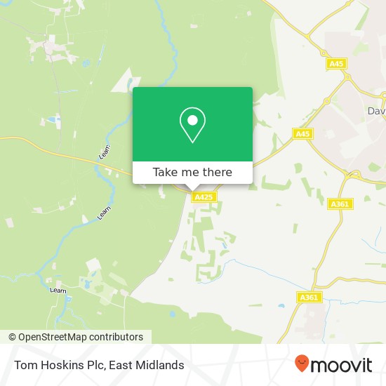 Tom Hoskins Plc map