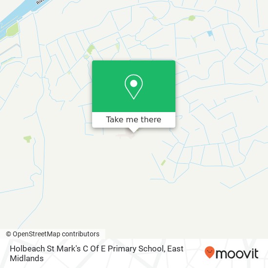 Holbeach St Mark's C Of E Primary School map