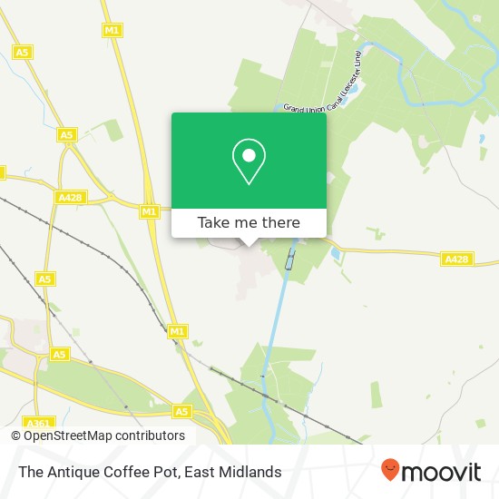 The Antique Coffee Pot map