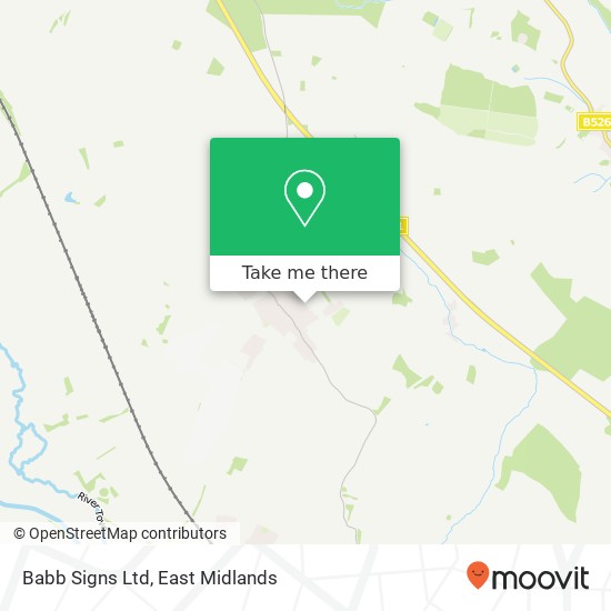 Babb Signs Ltd map