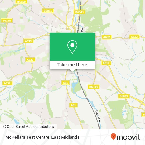 McKellars Test Centre map