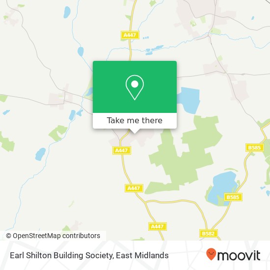 Earl Shilton Building Society map