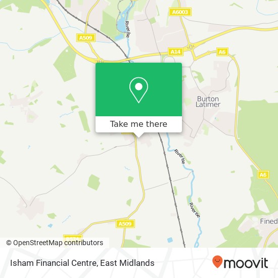 Isham Financial Centre map