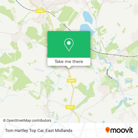 Tom Hartley Top Car map