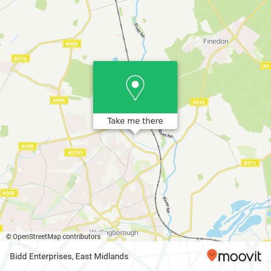 Bidd Enterprises map