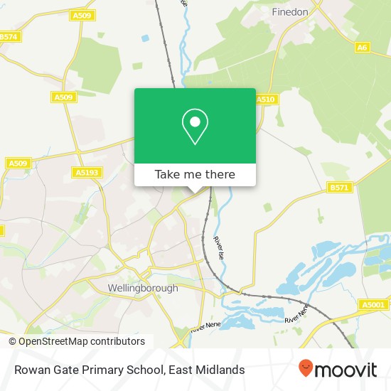 Rowan Gate Primary School map