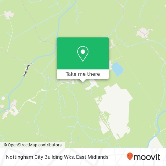 Nottingham City Building Wks map
