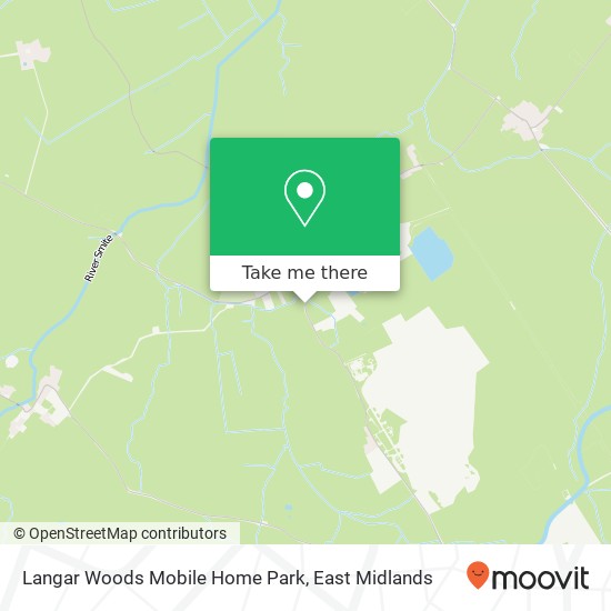 Langar Woods Mobile Home Park map