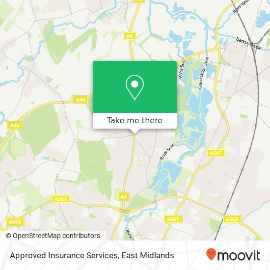 Approved Insurance Services map