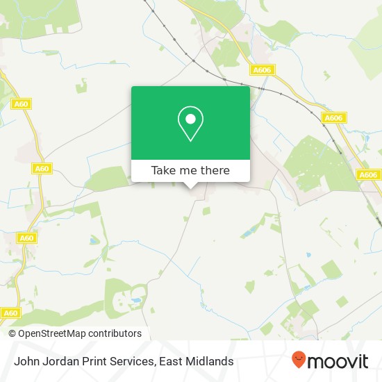 John Jordan Print Services map