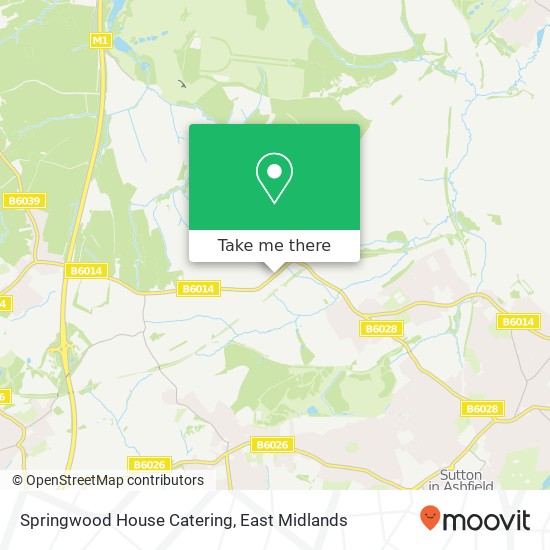 Springwood House Catering map