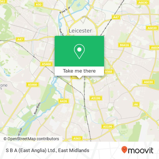 S B A (East Anglia) Ltd. map