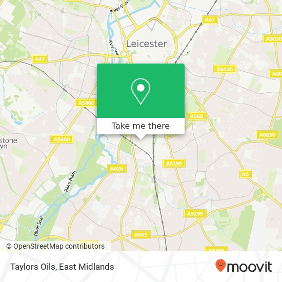 Taylors Oils map