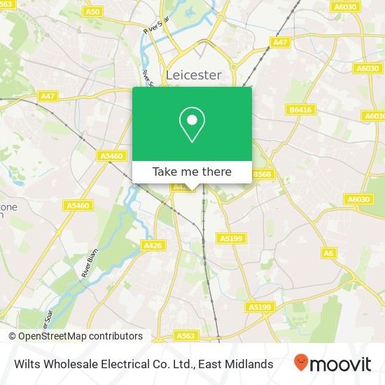 Wilts Wholesale Electrical Co. Ltd. map